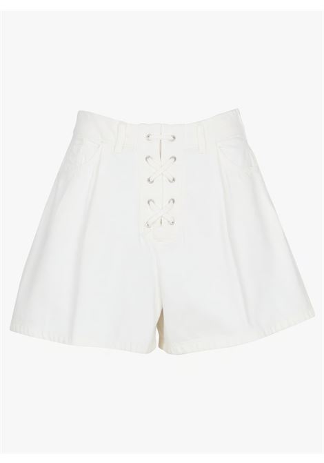 Shorts in cotone - Bianco  PYLAM Berenice | Shorts | 22PYLAMWHITE DENIM